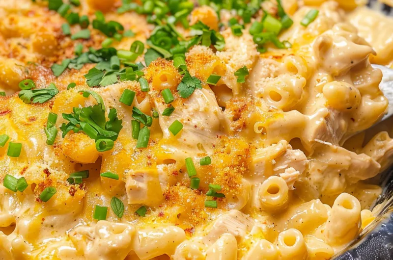 White Chili Chicken Mac and Cheese Recipe