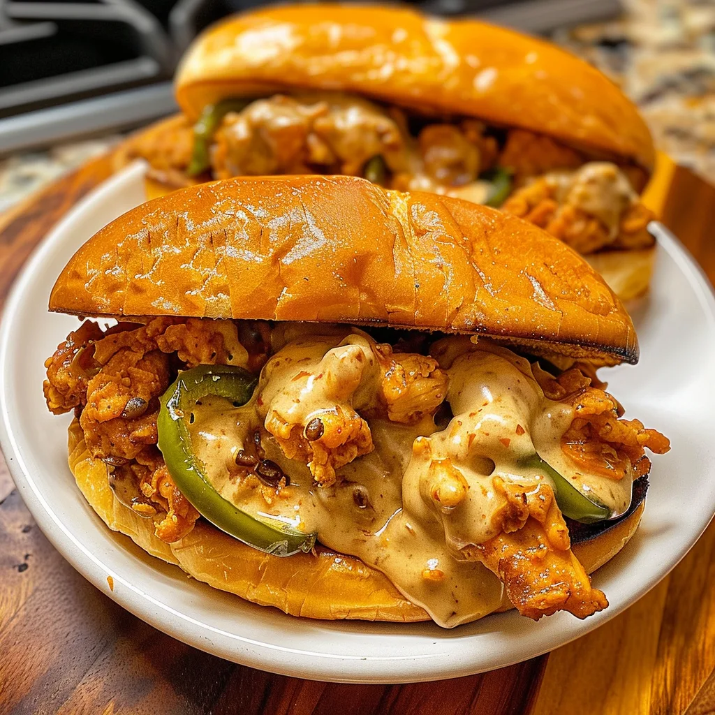 Jalapeno Popper Chicken Sandwiches