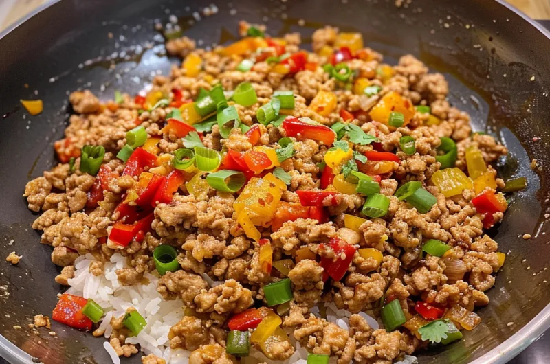 Sweet Chili Ground Chicken: Quick & Flavorful Lunches