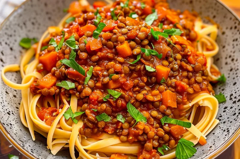 30 Minute Lentil Bolognese