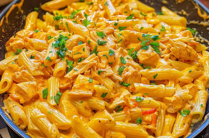Buffalo Chicken Pasta: Creamy, Tangy, Restaurant-Style Peppercorn