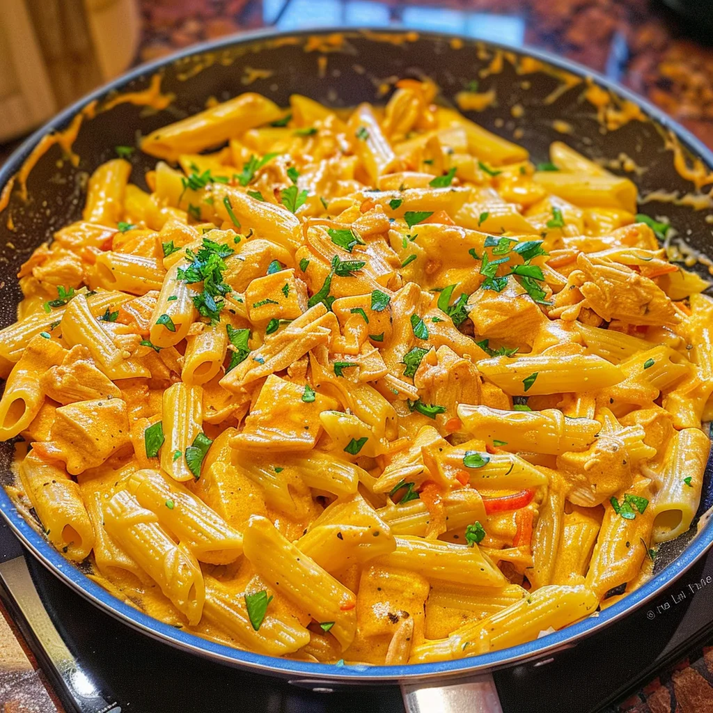 Buffalo Chicken Pasta: Creamy, Tangy, Restaurant-Style Peppercorn
