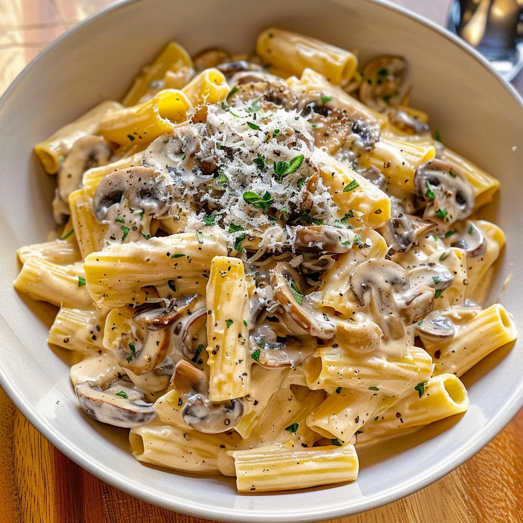 Creamy Mushroom Pasta