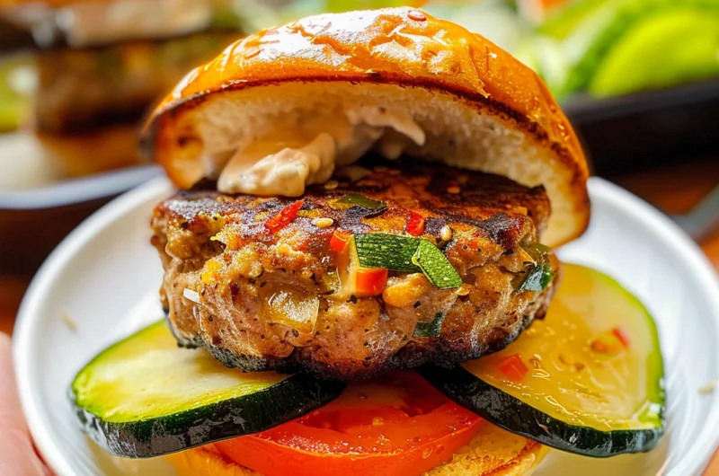 Southwest Turkey Burgers with Zucchini