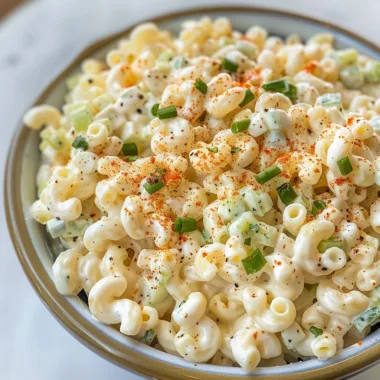 Old Fashioned Macaroni Salad: Classic Southern Comfort