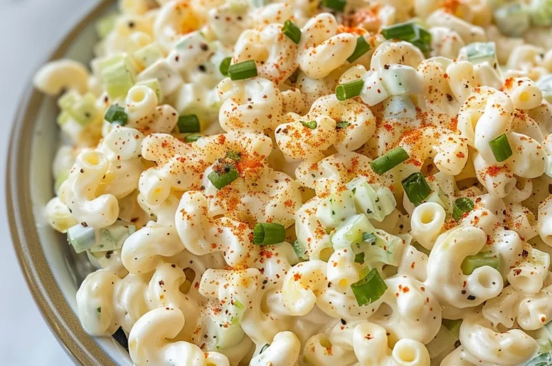 Old Fashioned Macaroni Salad: Classic Southern Comfort