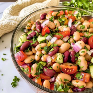 3 Bean Salad: A Colorful, Protein-Packed Delight Recipe