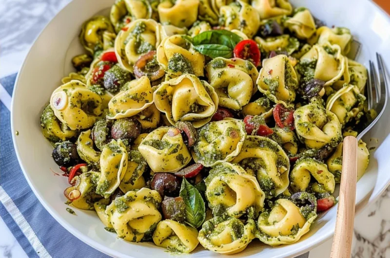 Pesto Tortellini Pasta Salad