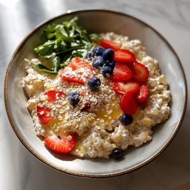 Scrambled Oats for a Quick Sweet Breakfast and Snack Today