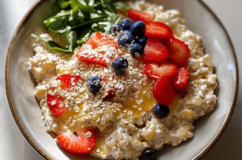 Scrambled Oats for a Quick Sweet Breakfast and Snack Today