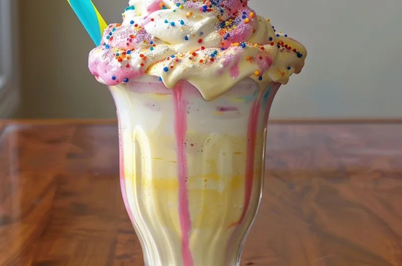 Rainbow Milkshake Delight