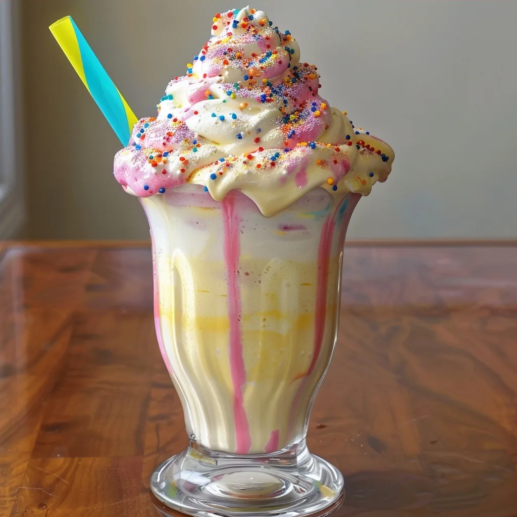 Rainbow Milkshake Delight