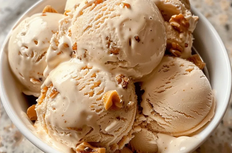 Maple Peanut Praline Ice Cream Classic with Crispy Nibs