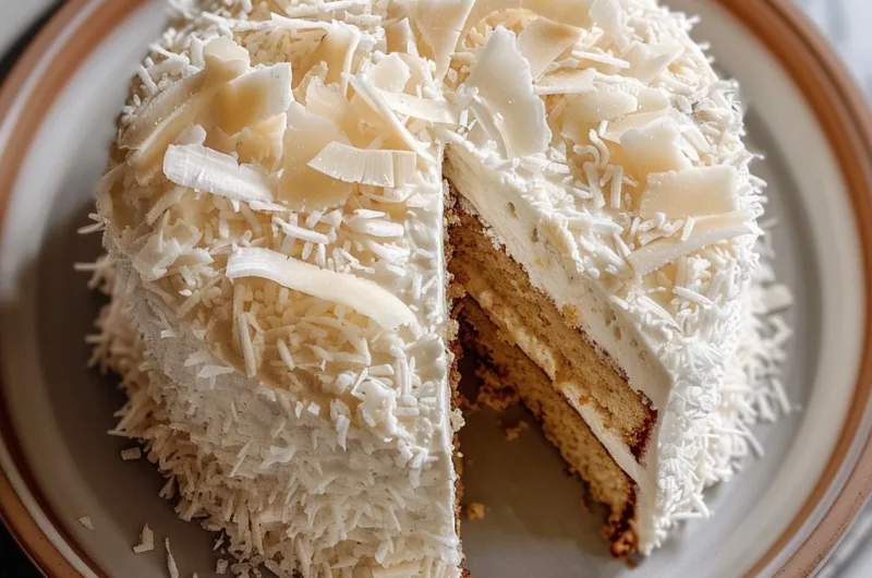 White Chocolate Coconut Cake: A Tropical Dessert Delight