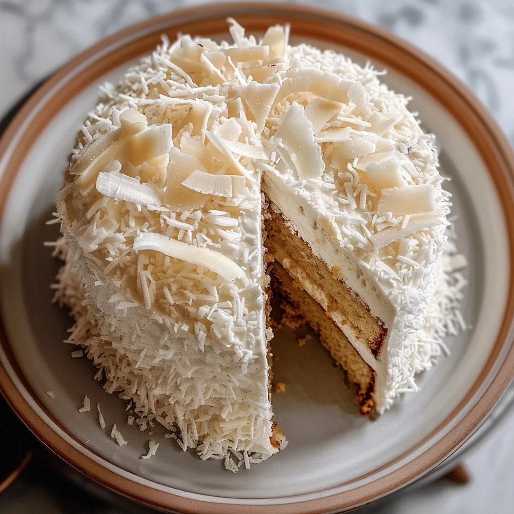 White Chocolate Coconut Cake: A Tropical Dessert Delight