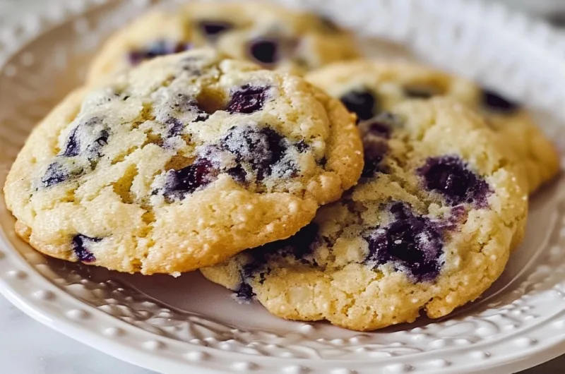 Lemon Blueberry Cookies: Bright, Crispy Sweetness Delight