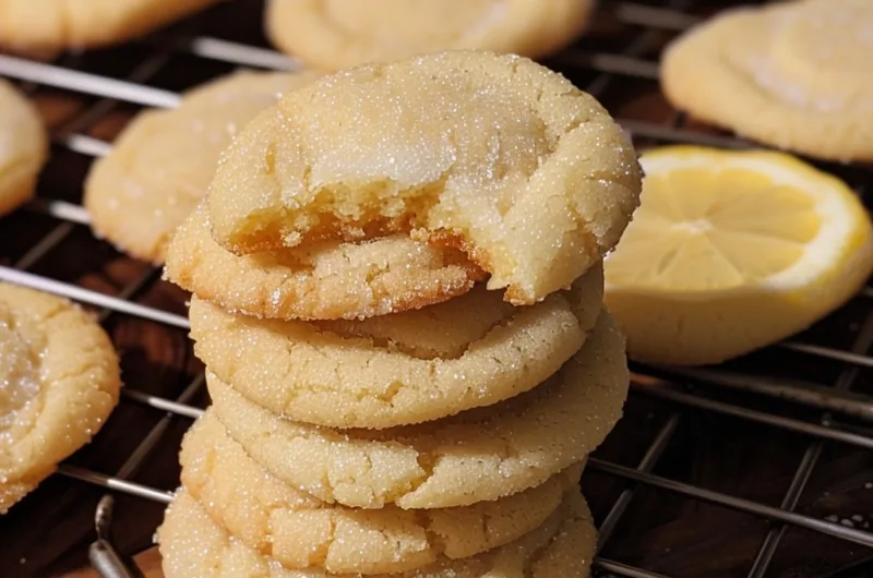 Perfectly Soft and Chewy Lemon Sugar Cookies