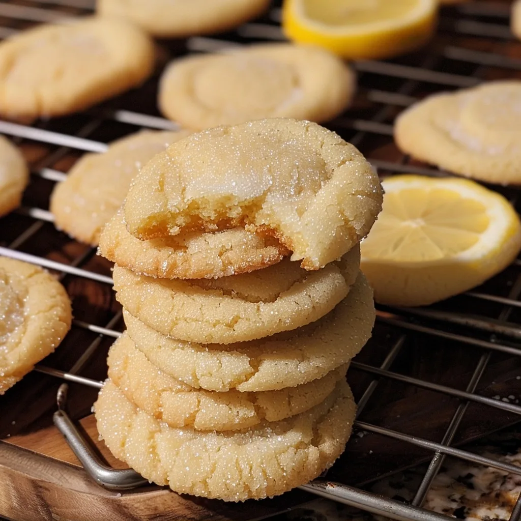 Perfectly Soft and Chewy Lemon Sugar Cookies