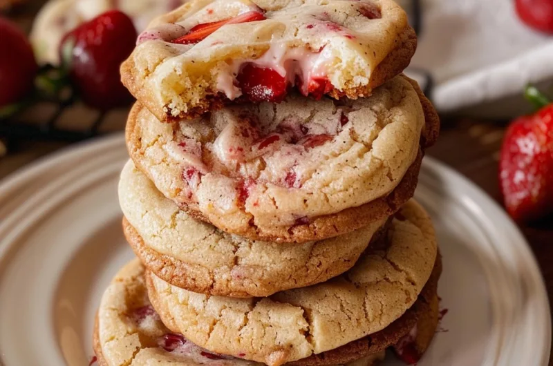 Strawberry Cheesecake Cookies