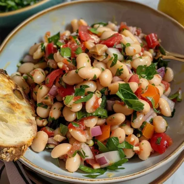 Mediterranean White Bean Salad