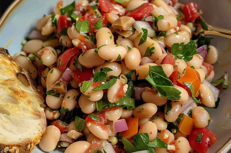 Mediterranean White Bean Salad