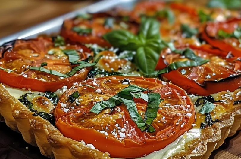 Tomato Basil Tart Quick