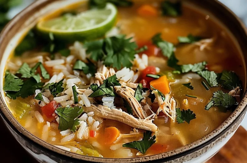 Mexican Lime Chicken Rice Soup: Fresh, Spicy Comfort