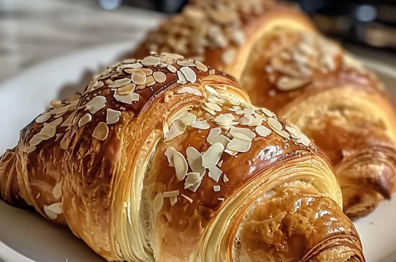 Fluffy Almond Croissant Buns with a Special Twist