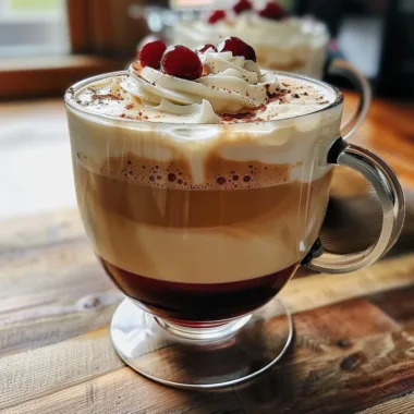 Delightful Cherry Vanilla Latte