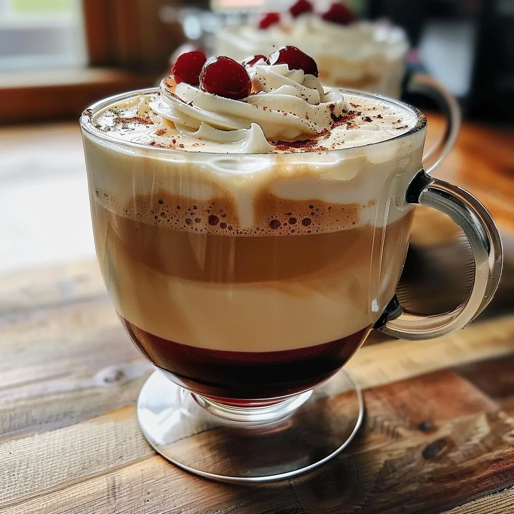 Delightful Cherry Vanilla Latte