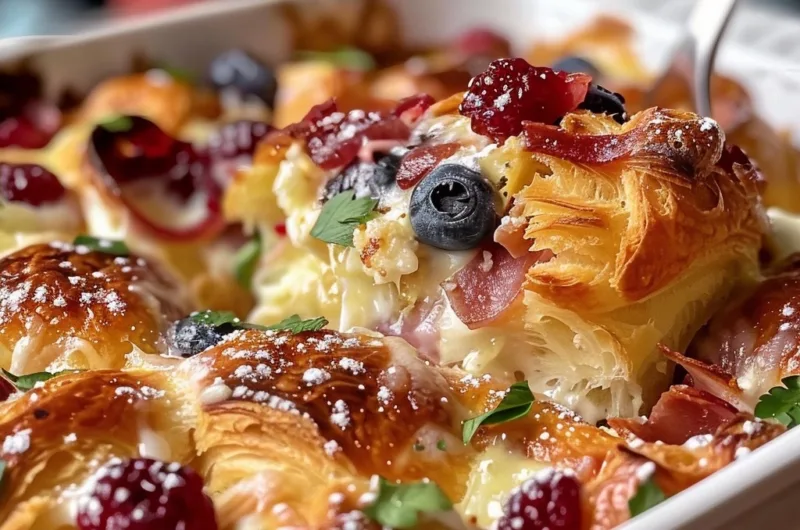 Simple Croissant Breakfast Casserole: A Hearty Morning Delight