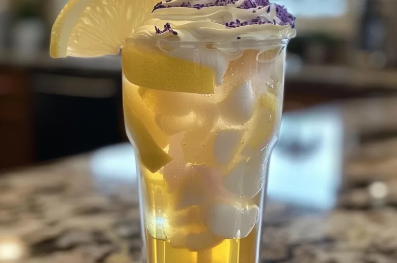 Lavender Lemon Dirty Soda: Refreshing Herbal Citrus Cocktail