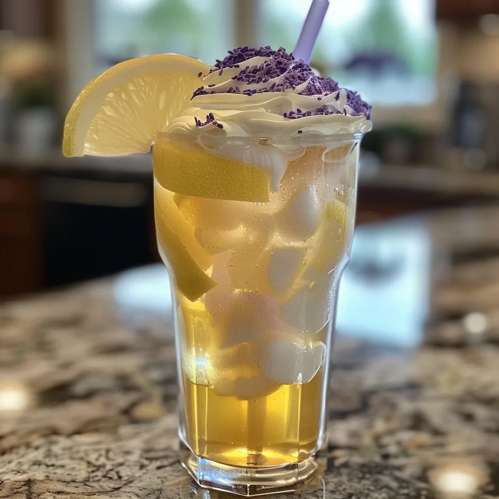 Lavender Lemon Dirty Soda: Refreshing Herbal Citrus Cocktail