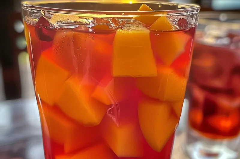 Peach Hibiscus Sunset Tea