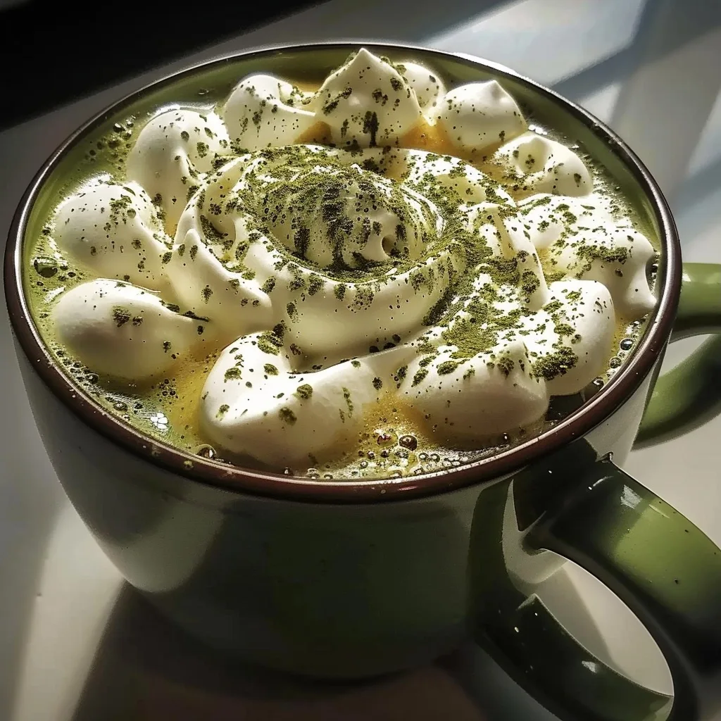Creamy Homemade Matcha Hot Chocolate